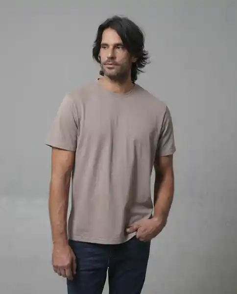 Camiseta Hombre Café Talla M 109G104_CAF171311 Rifle