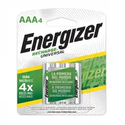 Energizer Pila Recargable AAA Recharge Universal
