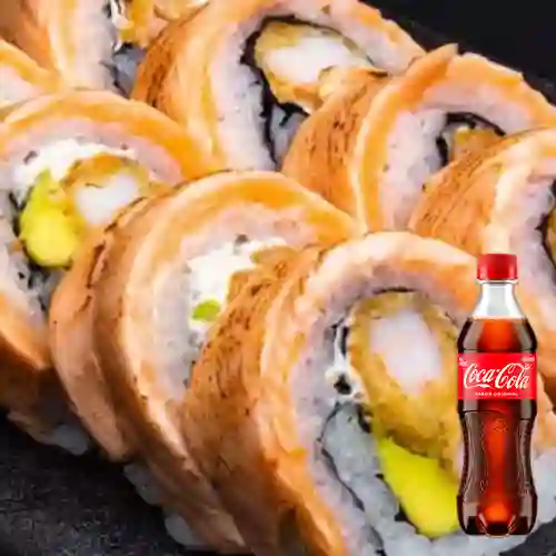 Combo Salmón Al Fuego + Coca Cola Original 400 ml