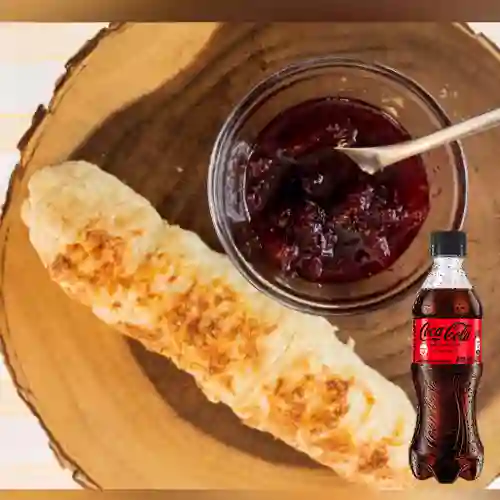 Combo Palito de Queso Campesino +Cocacola S/az 400ml.