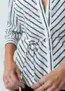 Camisa Eva Mujer Crudo Puro Claro T L 512G310 Naf Naf