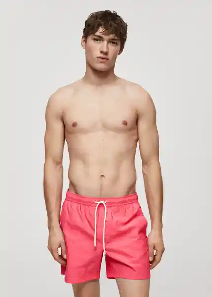 Short Bañador Lisoc Coral Talla M Hombre Mango