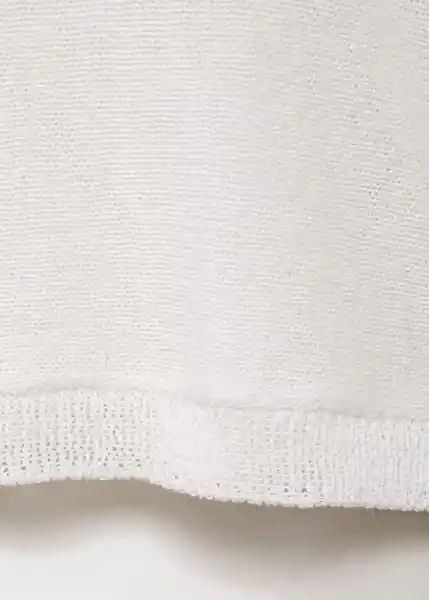 Jersey Aventura Blanco Talla M Mujer Mango