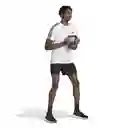 Adidas Camiseta Manga Corta Tr-Es Base 3S T de Hombre Blanco T 7