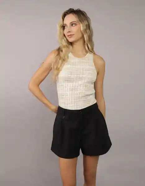 Suéter Mujer Tejido Gris Talla: MEDIUM 1449050 American Eagle