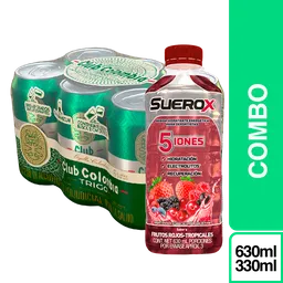 Combo Club Colombia Trigo + Suerox Fresa Kiwi