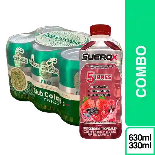Combo Club Colombia Trigo + Suerox Fresa Kiwi
