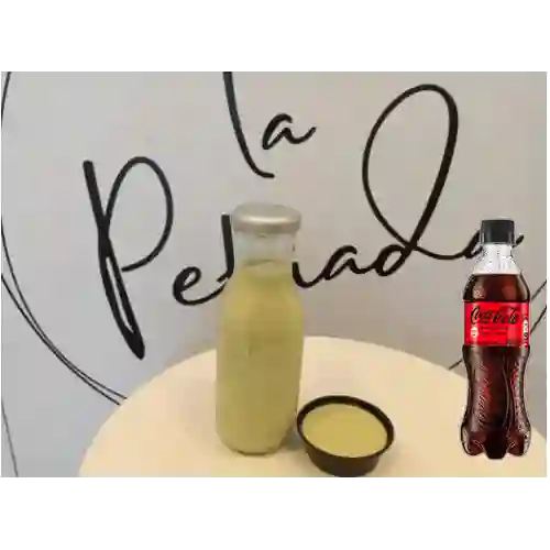 Combo Salsa Guasacaca + Coca Cola Sin Azúcar 400 ml