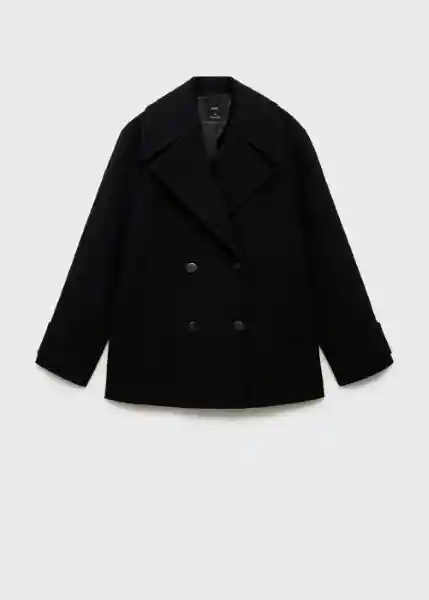 Abrigo Goya Negro Talla S Mujer Mango