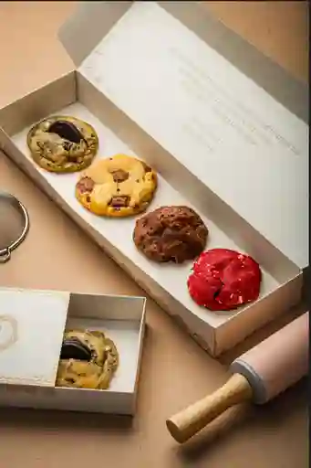 Caja Galletas X4