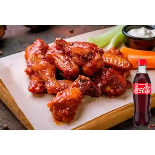 Combo Alitas Bbq + Coca-cola Sabor Original