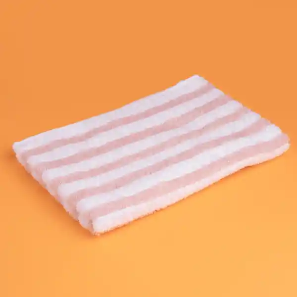 Toalla de Baño Rayas Gris Miniso