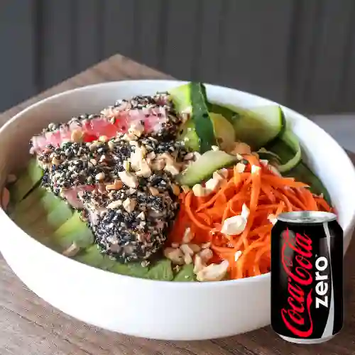 Combo Bowl de Atun Fresco + Coca Cola Zero 235 ml