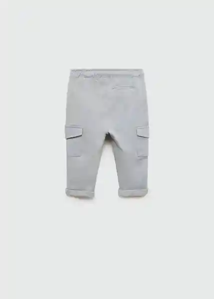 Pantalón Cargob7 Gris Talla 70 Niños Mango