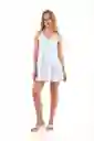 Vestido Corto Dannia Azul Claro Talla XS Mercedes Campuzano