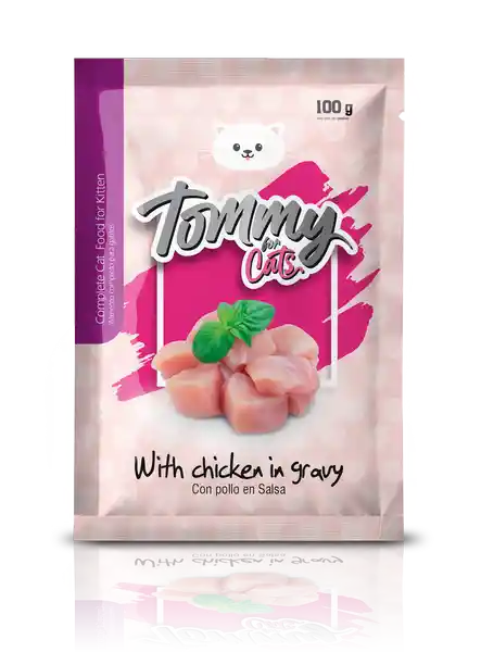 Tommy Alimento Húmedo Gato de Pollo en Salsa