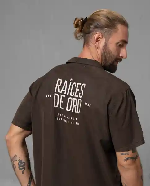 Camisa Hombre Café L 112 112G006_CAF190912 Rifle