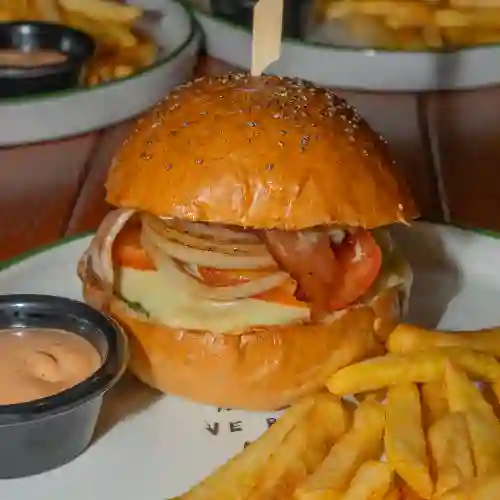 Hamburguesa vieja escuela