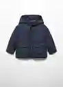 Abrigo Anorak Huskyb Navy Talla 67 Niños Mango