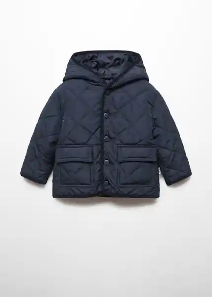 Abrigo Anorak Huskyb Navy Talla 67 Niños Mango