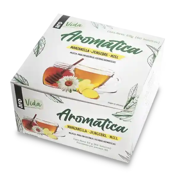 Aro Aromática Vida Manzanilla Jengibre Miel