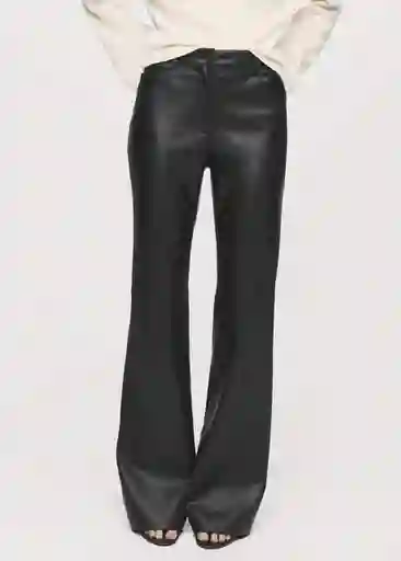 Pantalón Connie Negro Talla 38 Mujer Mango