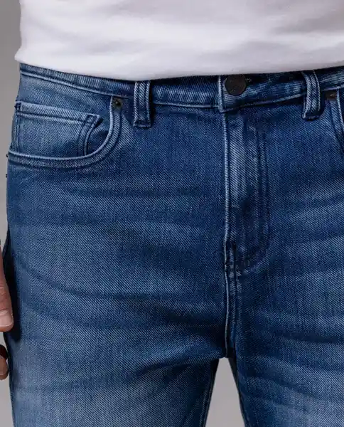 Jean Straight Hombre Azul Alferez Oscuro T 40 95644 Rifle