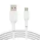 Belkin Cable USB a Micro USB Blanco