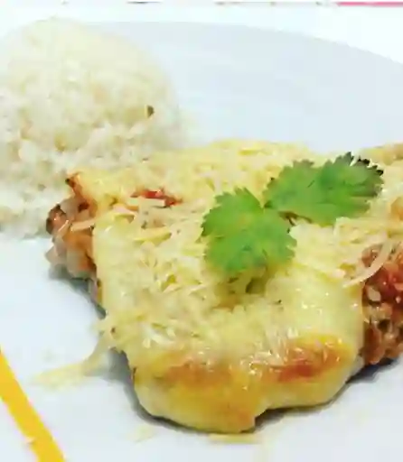 Lomo gratinado