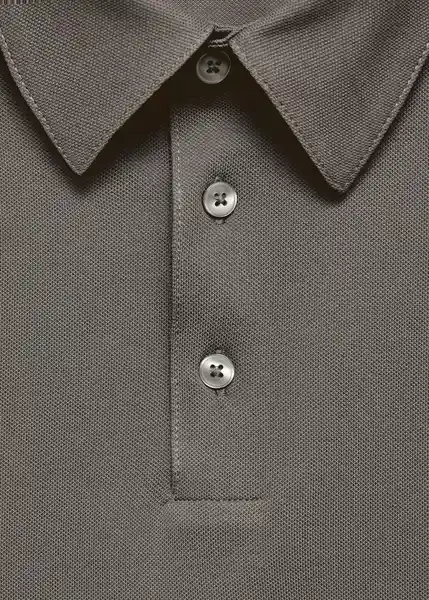Camiseta Polo Ezequi Dark Caza Talla S Hombre Mango