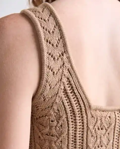 Camisa Mujer Café Talla M 619G009_CAF171038 Americanino