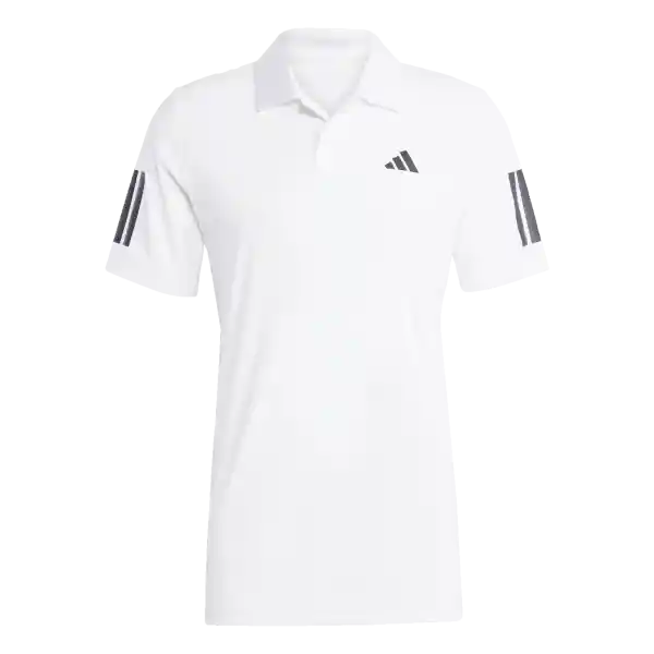 Adidas Camiseta Polo Club 3Str Para Tenis Hombre Blanco Talla XL