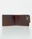 Billetera Snap Leather Goods Café Castaño Oscuro Chevignon