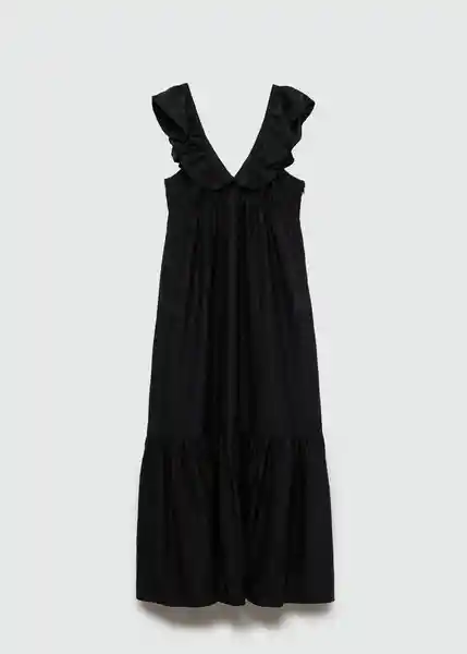 Vestido Ramona Negro Talla 18 Mujer Mango