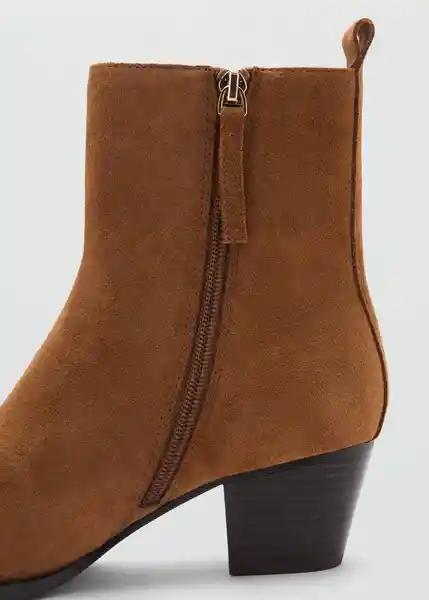 Botines Today Camel Talla 38 Mujer Mango