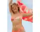 Top Traje de Baño Aerie Naranja Talla SMALL American Eagle