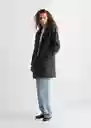Abrigo Megan Gris Talla 21 Teen Niñas Mango