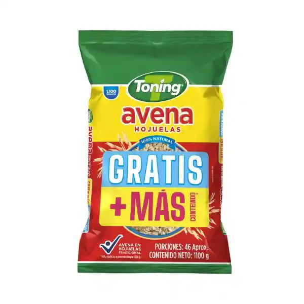 Toning Avena Hojuelas