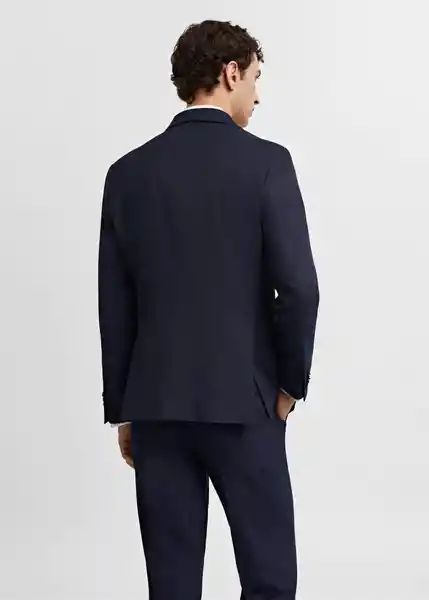 Blazer Americana Brasilia Navy Talla 52 Hombre Mango