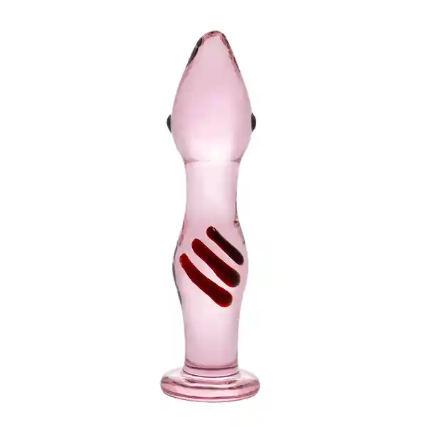 Dildo San Valentín de Vidrio