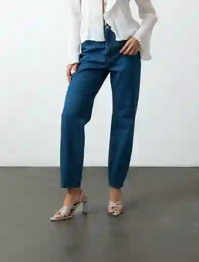 Jean Heli Mujer Azul Índigo Medio Talla 6 493F377 Naf Naf