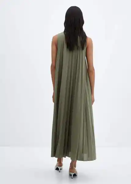 Vestido Turmalin-A Khaki Talla S Mujer Mango