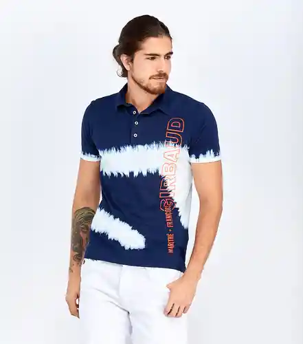 Girbaud Camiseta Polo Azul Talla S 113043