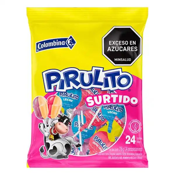 Pirulito Chupetas con Sabores Surtidos