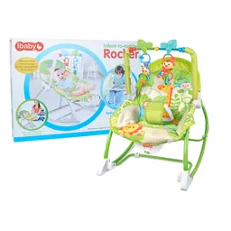 Silla Mesedora Para Bebe Verde Unisex