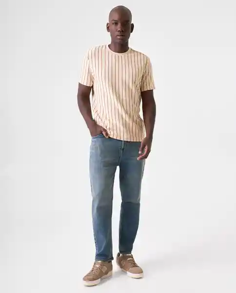 Camiseta Hombre Café Talla L 842G022_CAF181154 Americanino