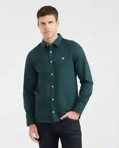 Camiseta Oxford Verde Nafta Ultra Oscuro T. S Chevignon
