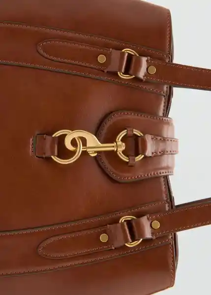Bolso G Amazona Cuero Talla 99 Mujer Mango