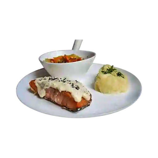 Salmón Al Vino