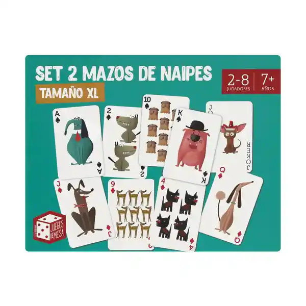 Naipes Mazos Jumbo Diseño 0001